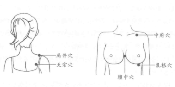 乳房发育不理想的穴位按